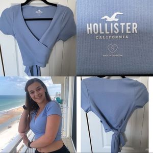 Blue Hollister Top